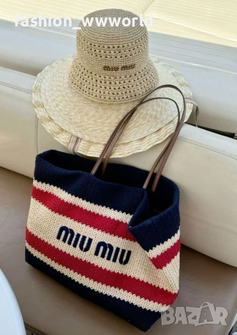 налична лятна чанта Miu Miu реплика , снимка 2 - Чанти - 55180647