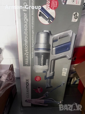Акумулаторна циклонна прахосмукачка CLEANmaxx Akku-Zyklonstaubsauger Pro Power, снимка 4 - Прахосмукачки - 54856906