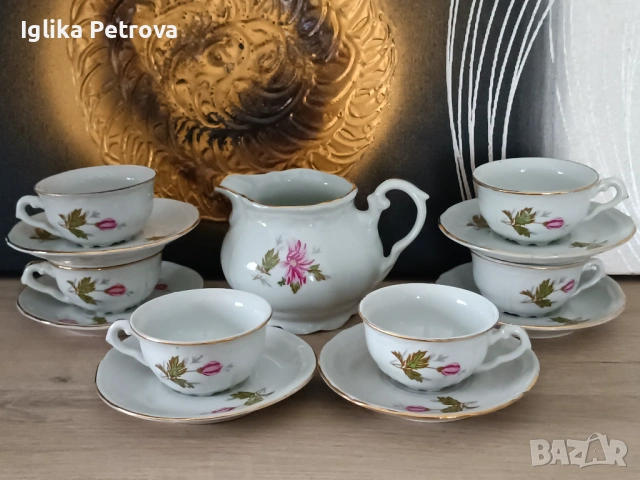 Сервиз Барок -13 части, снимка 6 - Сервизи - 54582988