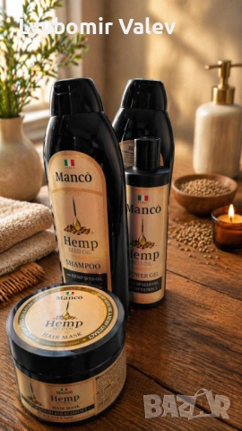 Manco Hemp Seed Oil комплект за коса и кожа