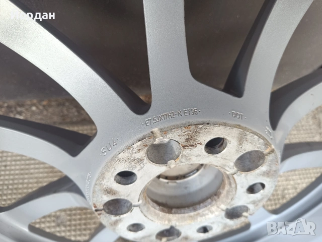 ОРИГИНАЛНИ джанти 17 ' цола 5x112 AUDI / АУДИ А4 А6 VW SKODA ET36, снимка 11 - Гуми и джанти - 54485957