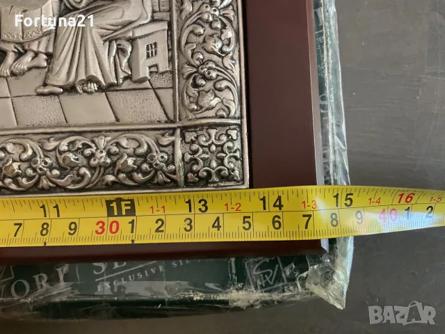 Икона Тайната Вечеря  37.5х25.5 см, снимка 5 - Икони - 55413764