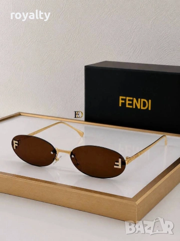 Fendi Нови Дамски Слънчеви Очила Фенди Различни Цветове , снимка 2 - Слънчеви и диоптрични очила - 54867819