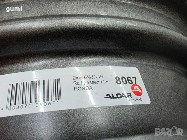 2бр 16ски джанти за HONDA 5x114.3mm A161295, снимка 5 - Гуми и джанти - 53955445
