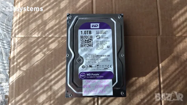 Хард диск Western Digital Caviar Purple WDC WD10PURX 1.0TB SATA 6.0Gb/s, снимка 2 - Твърди дискове - 55345120