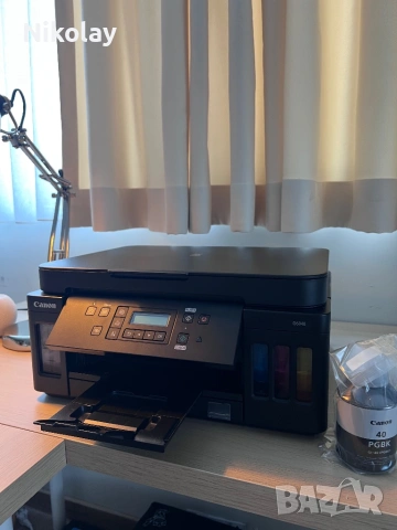 Принтер Canon G6040 All -In-One, снимка 6 - Принтери, копири, скенери - 54887809