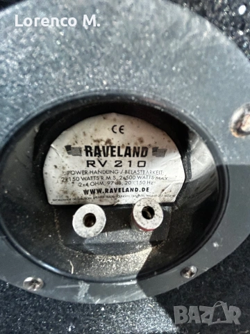 Бас каса 2х500W Raveland RV210, снимка 3 - Тонколони - 54309044