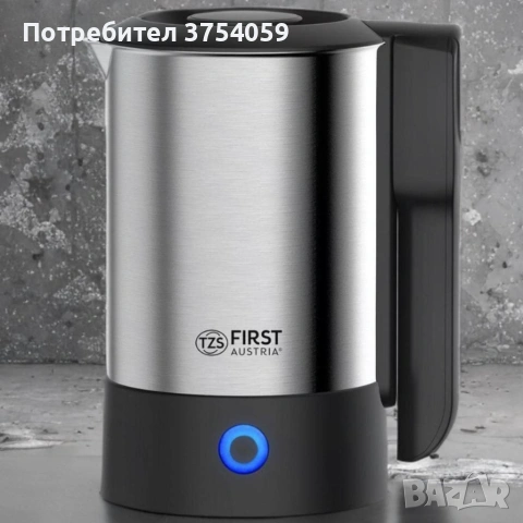 Електрическа туристическа кана от неръждаема стомана - 600 мл, 1000W FIRST, снимка 5 - Кани - 55199792