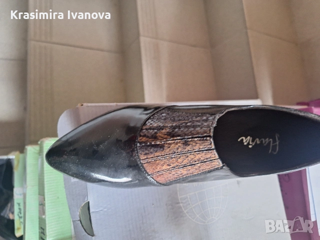 нови обувки естествен лак , снимка 4 - Дамски ежедневни обувки - 54184318