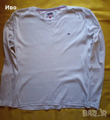 Мъжка блуза Tommy Jeans, дълъг ръкав, размер L