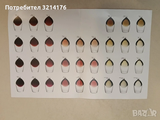 The official standard of colours in wine – WSET and WINEFAN, снимка 3 - Специализирана литература - 54848134