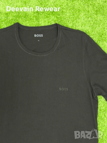 Boss | Casual Luxury | Мъжка тениска | Размер: XL | Черна | Като нова, снимка 3 - Тениски - 54744458