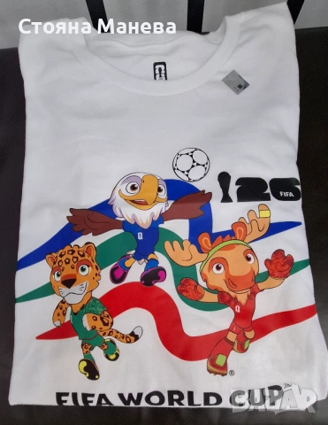 Официален Комплект FIFA World Cup 2026 – НОВА Тениска (3XL) + Чаша с Холограма, снимка 5 - Тениски - 54783143