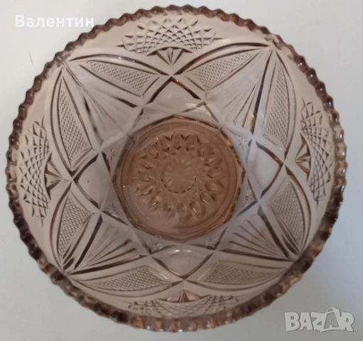 Сервиз за хранене от цветен кристал от 14 части, снимка 12 - Сервизи - 54137465