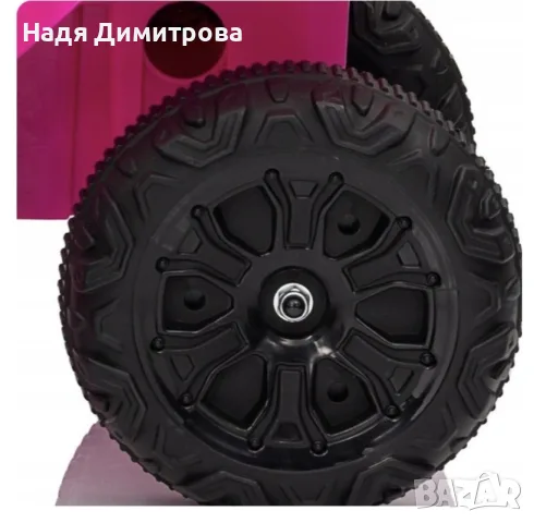 Детско акумулаторно ATV 6V 25W – Електрическо ATV с LED светлини за деца 1.5+ години, розово, снимка 3 - Електрически играчки - 55570979
