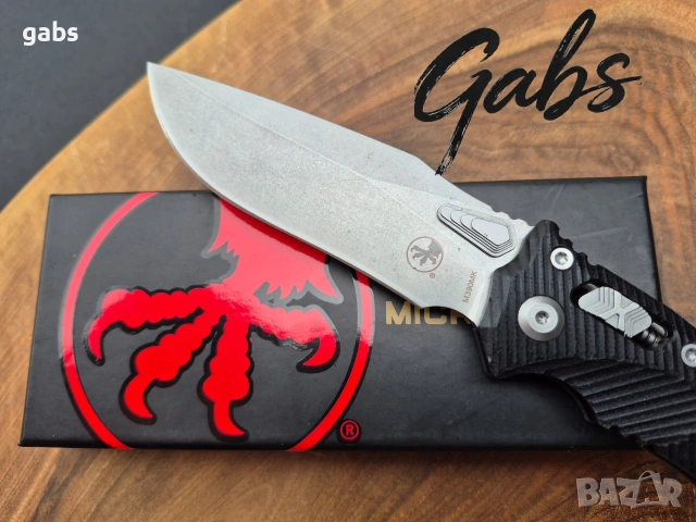 Сгъваем нож MICROTECH Amphibian 137RL,Ram Lock,светло острие, снимка 5 - Ножове - 53960826