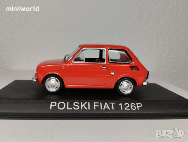 Fiat 126p Малко Полско Фиатче - мащаб 1:43 на DeAgostini моделът е нов в блистер