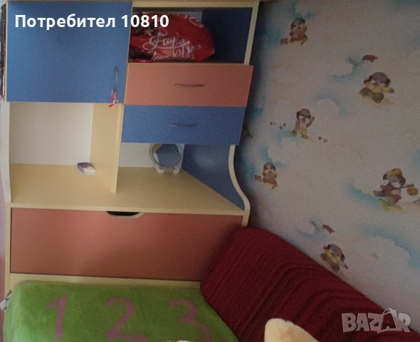 Продавам двуетажно детско легло , снимка 4 - Спални и легла - 55130521