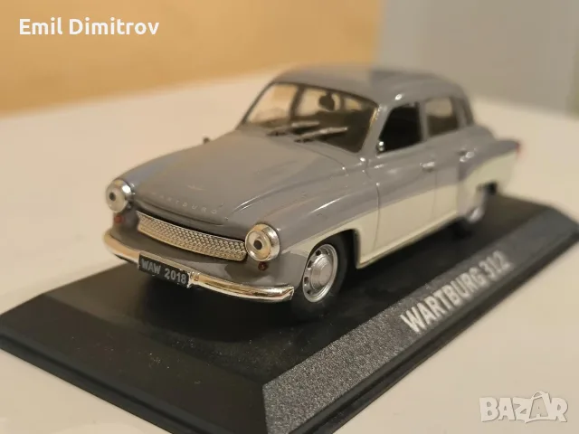 Моделче на Wartburg-312 в мащаб 1:43
