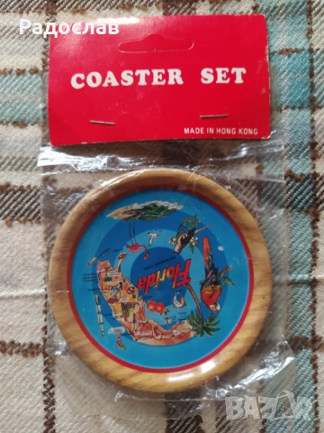 стари чинийки / подложки за чаши Florida 