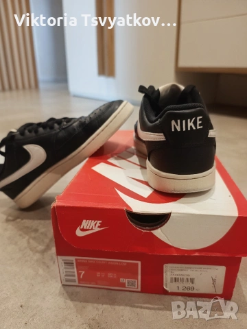 Nike Court Vision Low Next Nature – дамски, размер 38, снимка 2 - Маратонки - 55163760