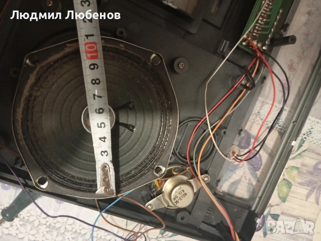 Комплект качествени 4" 8ватa,4омa широколентови говорители с пищялки предна част от касетофонa, снимка 7 - Радиокасетофони, транзистори - 55093716