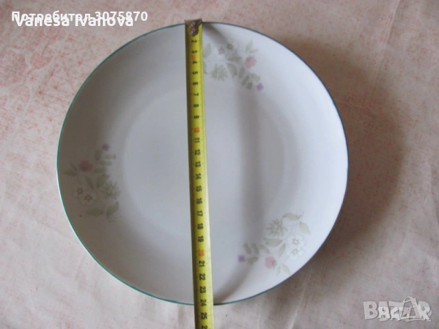 Чиния порцелан, снимка 2 - Чинии - 54097691