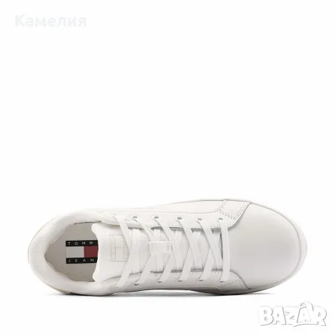 Бели дамски кецове Tommy Hilfiger TJW Flatform Pearlized Sneaker - размер 39, снимка 5 - Кецове - 55529204