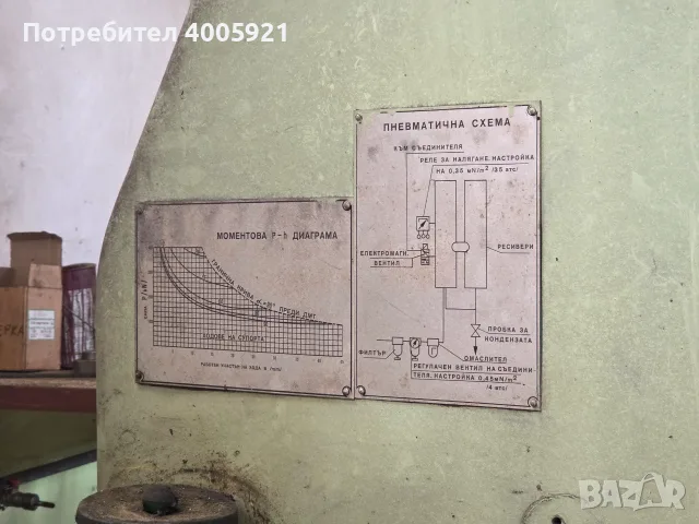  Ексцентрик преса 40 тона (400 kN), снимка 3 - Други машини и части - 55573749