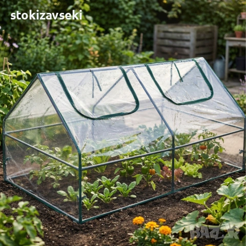 Компактна градинска оранжерия - стабилен микроклимат за вашите растения