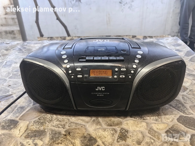 касетофон jvc cd radio kaseta