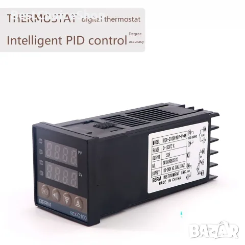 Цифров PID контролер Интелигентен термостат с 25A SSR реле, резервоари, фурни - 0-1300 ℃, снимка 10 - Друга електроника - 55425919