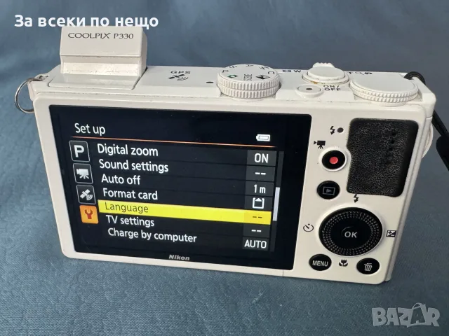 Цифров фотоапарат Nikon Coolpix P330 , 12.2MP , 5х оптичен зум, снимка 16 - Фотоапарати - 55411553
