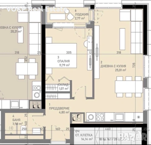Продава 2-СТАЕН град София, Банишора, снимка 3 - Апартаменти - 53981478