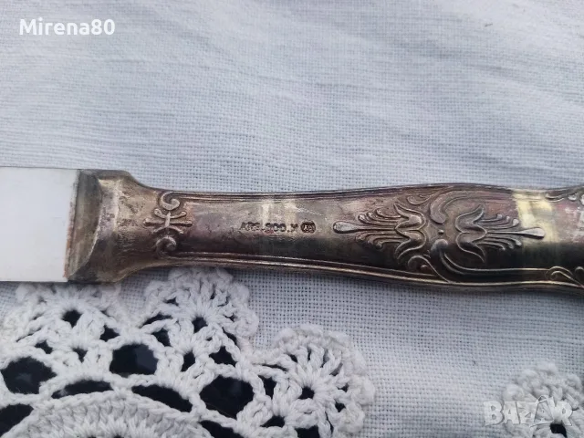 Антикварен комплект посребрени прибори - 51 бр., снимка 7 - Антикварни и старинни предмети - 55505243