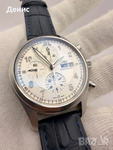 IWC Pilot Fliegeruhr Chronograph Day-Date Automatic 39mm, снимка 6 - Мъжки - 54894068