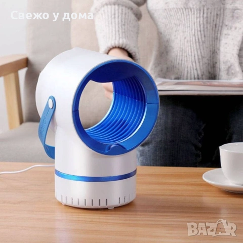 LED лампа против комари; Размер: 12,3 х 19,8 х 10, 8 см; Функция: Комарът попада в 360 градусово зав, снимка 7 - Други стоки за дома - 54565071