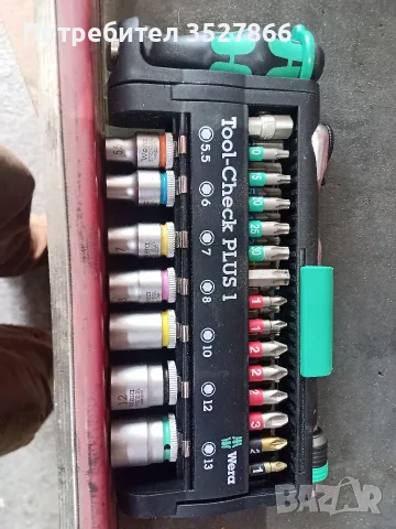 Комплект инструменти WERA TOOL-CHECK PLUS, 39 части, зелени, 1/4"