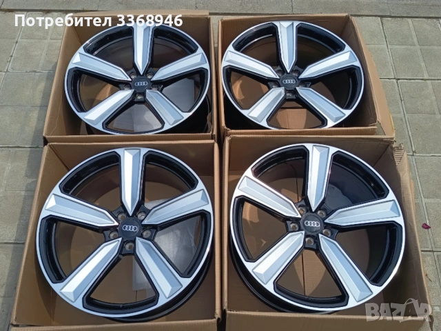 КОМПЛЕКТ НОВИ ДЖАНТИ АУДИ Audi 20" 5x112 NEW Rotor 5х112, снимка 2 - Гуми и джанти - 54782066