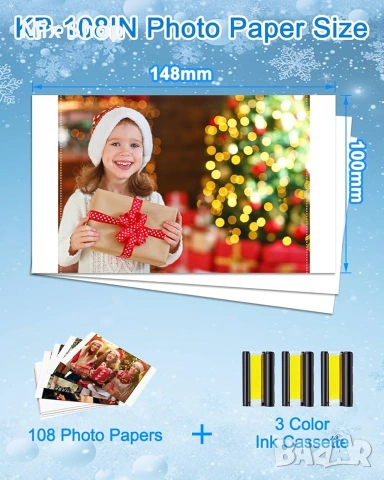 Нов комплект за Canon Selphy CP1500 и CP1300, снимка 2 - Друга електроника - 55231861