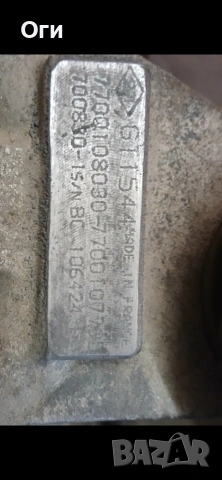 Турбокомпресор за Рено Меган 1.9 dti GT1544 7700108030-7700107795, снимка 4 - Части - 54096153