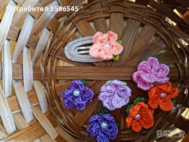 Ръчно изплетени фибички, снимка 2 - Шноли, диадеми, ленти - 54990337
