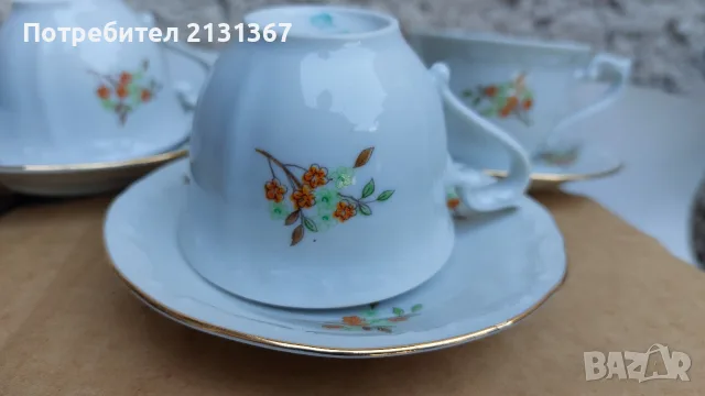порцеланов сервиз,изида,бароков,български сервиз, снимка 11 - Антикварни и старинни предмети - 55662675