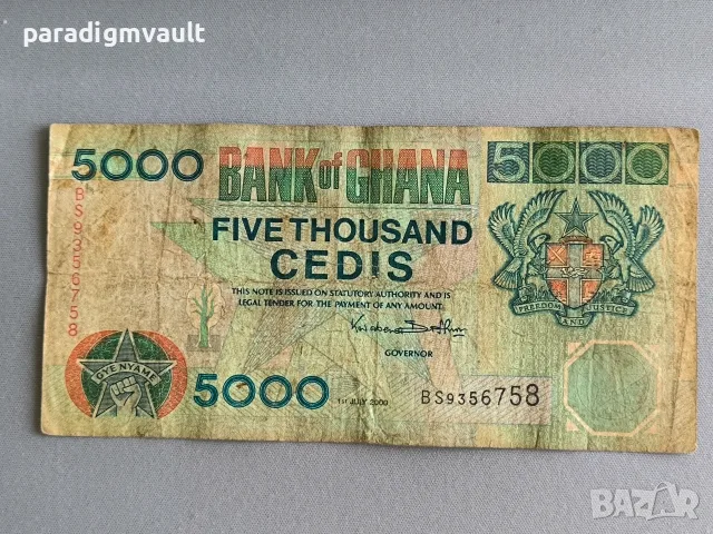 Банкнота - Гана - 5000 седи | 2000г.