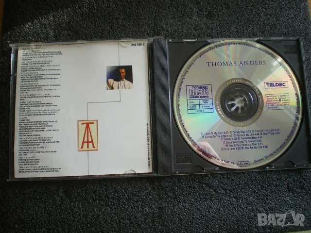 Thomas Anders ‎– Different 1989 CD, Album, снимка 2 - CD дискове - 55656807