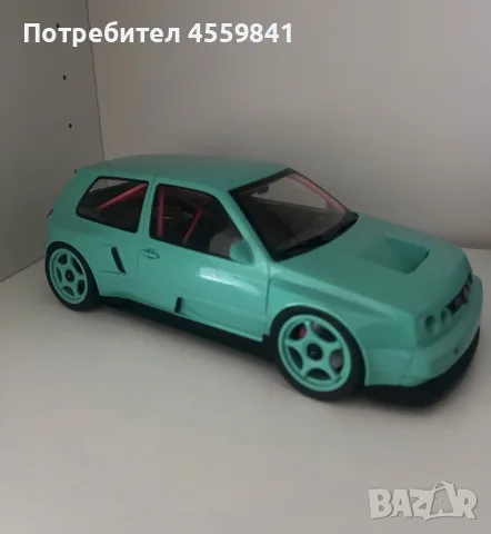 Рядък 1:18 VW Golf 3 V10 JP Performance С Оригинална Кутия и Документ За Автентичност, снимка 2 - Колекции - 55437479