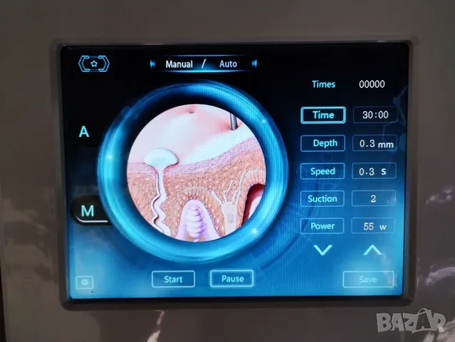 RF микронидлинг апарат 2 in 1 Microneedle козметичен уред, снимка 5 - Козметични уреди - 55620716