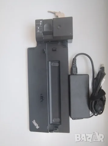 Докинг станция Lenovo 40AH + зарядно. Подходяща за лаптопи Lenovo L T X P серии, снимка 4 - Лаптоп аксесоари - 55593999