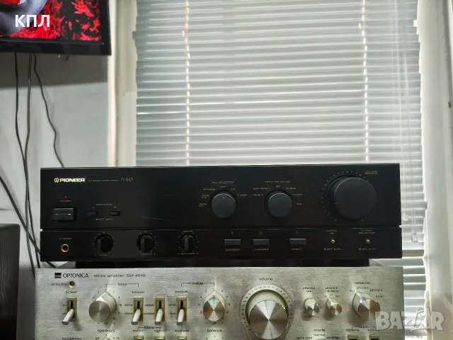 Усилвател Pioneer A-445, снимка 5 - Ресийвъри, усилватели, смесителни пултове - 55389326