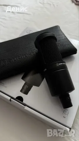 AT2020 AudioTechnica condenser, снимка 4 - Микрофони - 55390889
